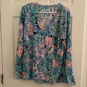 Lilly Pulitzer Etta Long Sleeve Top